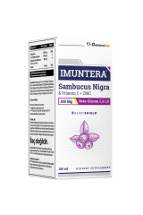 Orbitera İlaç İmuntera Kara Mürver Ekstresi, Beta Glukan, Çinko, Vitamin C İçeren Takviye Edici Gıda