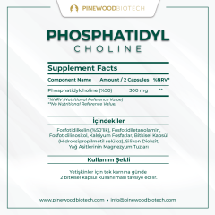 Pinewood Biotech Fosfatidilkolin Içeren Takviye Edici Gıda